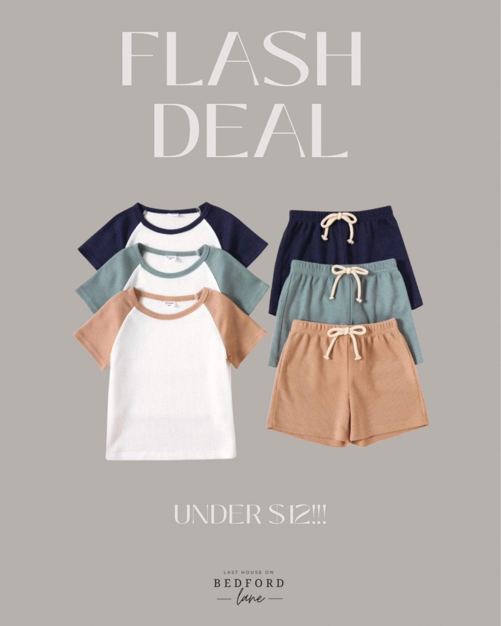 Flash Deal!   Up to 50% off toddler boys and girls sets! 

PatPat Toddler Boys Clothes Baby Boy Outfit Sets Kids Waffle Color Block Raglan Sleeve Tee & Solid Shorts Set,2-Piece, Brown,18-24M

#LTKKids #LTKSummerSales #LTKSeasonal