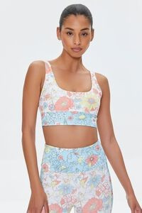 Floral Print Sports Bra | Forever 21 (US)