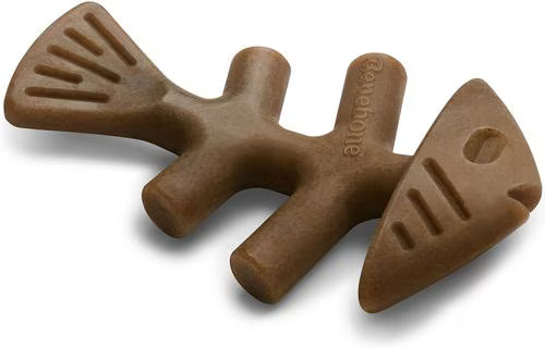 Benebone Fishbone Dog Chew Toy, Brown, Giant | Chewy