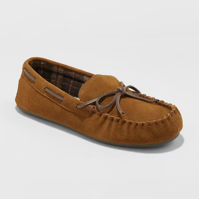 Men's Topher Moccasin Leather Slippers - Goodfellow & Co™ | Target