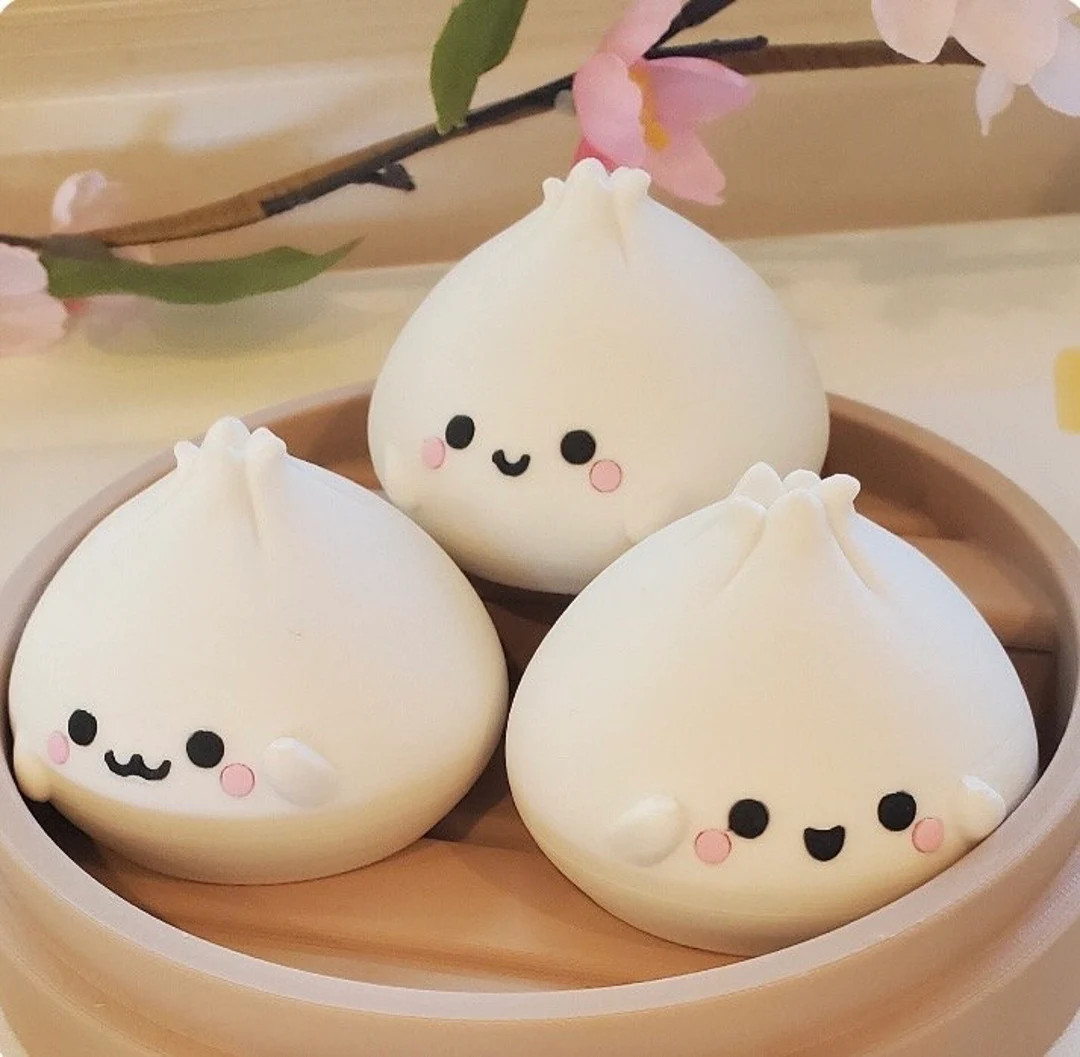 Cute Steamed Dumplings in a Basket - Etsy | Etsy (US)