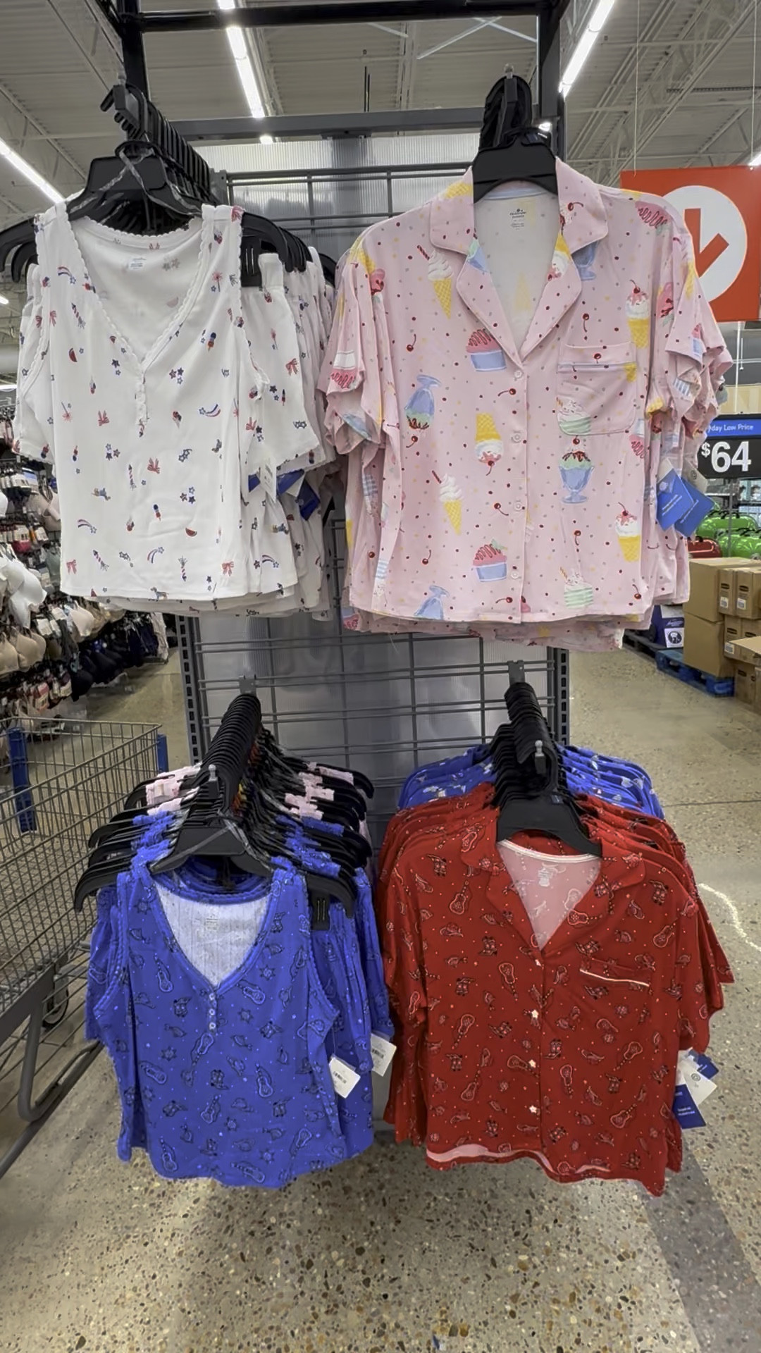 The softest and cutest pjs at Walmart. So many choices.🤍🩷