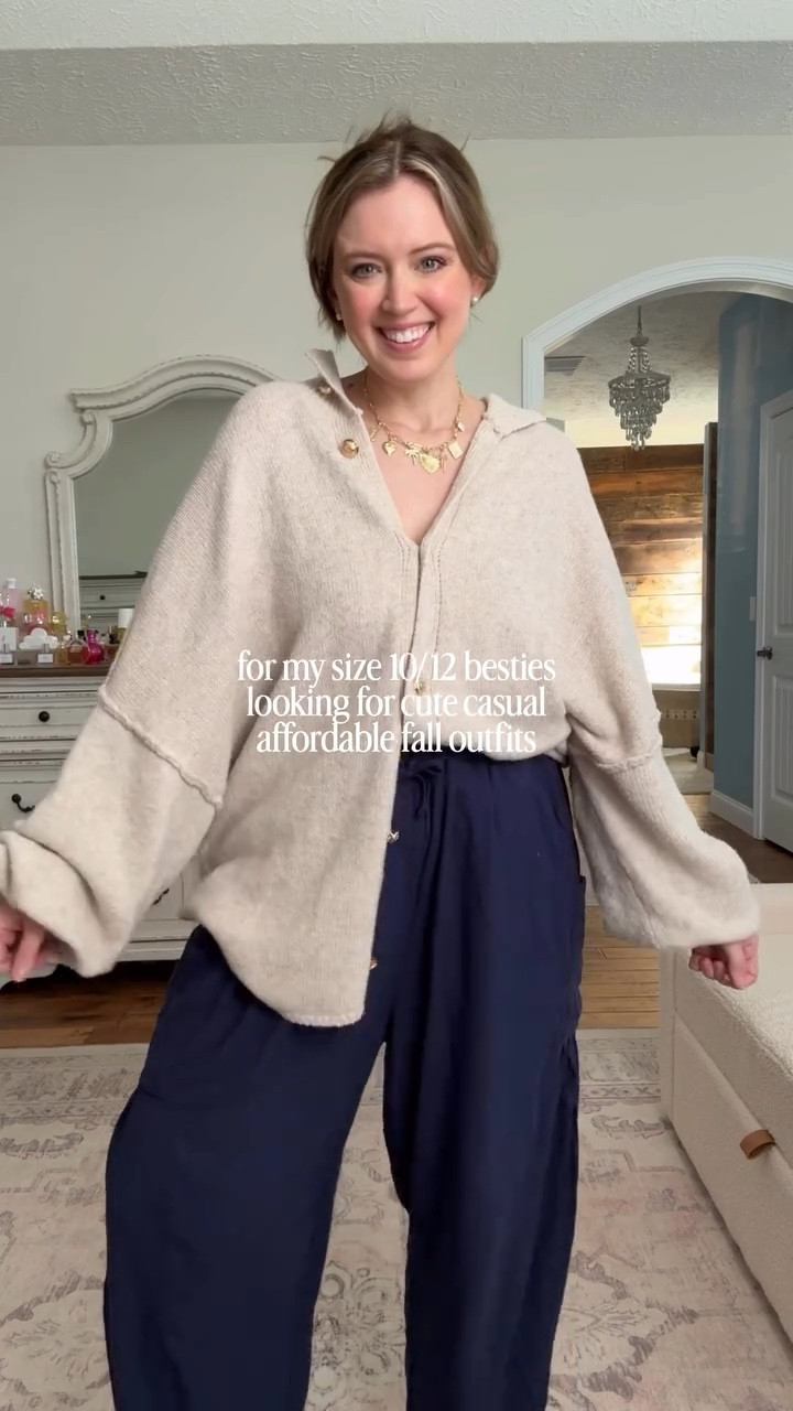 Super comfy casual fall outfit all from amazon! Love how oversized the cardigan is it literally feels like wearing a blanket! 😂🩷🙌🏻 It was one of my faves last year and still a winner this year! 

Follow @maciejade for more size 10/12 cute casual amazon outfits! 🫶🏻 

fall outfit | casual outfits | amazon style | size 10 | size 12 | midsize fall outfits | midsize style | easy outfits | comfy outfit

#LTKFindsUnder50 #LTKFindsUnder100 #LTKSeasonal