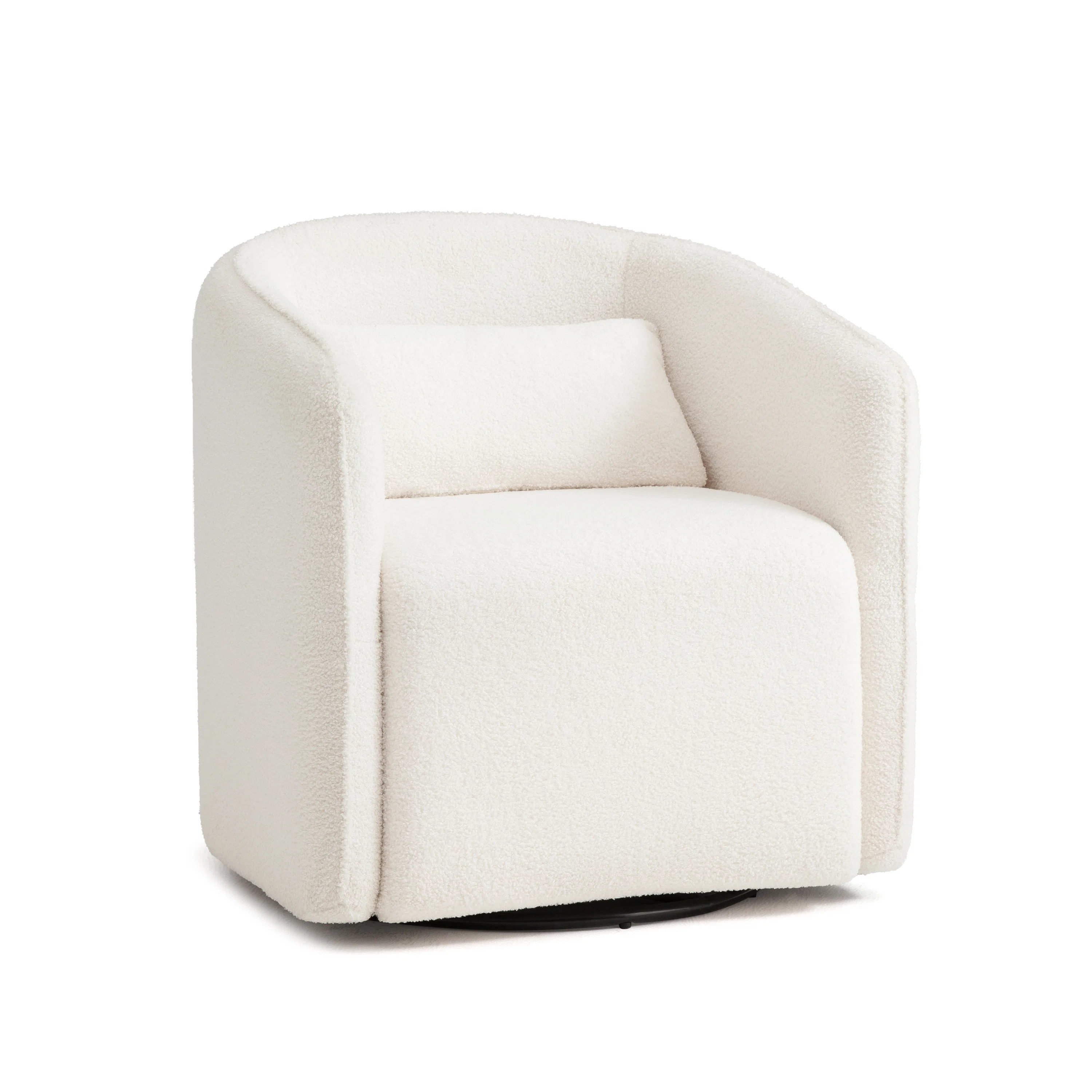Latitude Run\u00ae Swivel Accent Chair, Comfy Barrel Chairs With Storage, Small 360\u00b0 Round S... | Wayfair North America