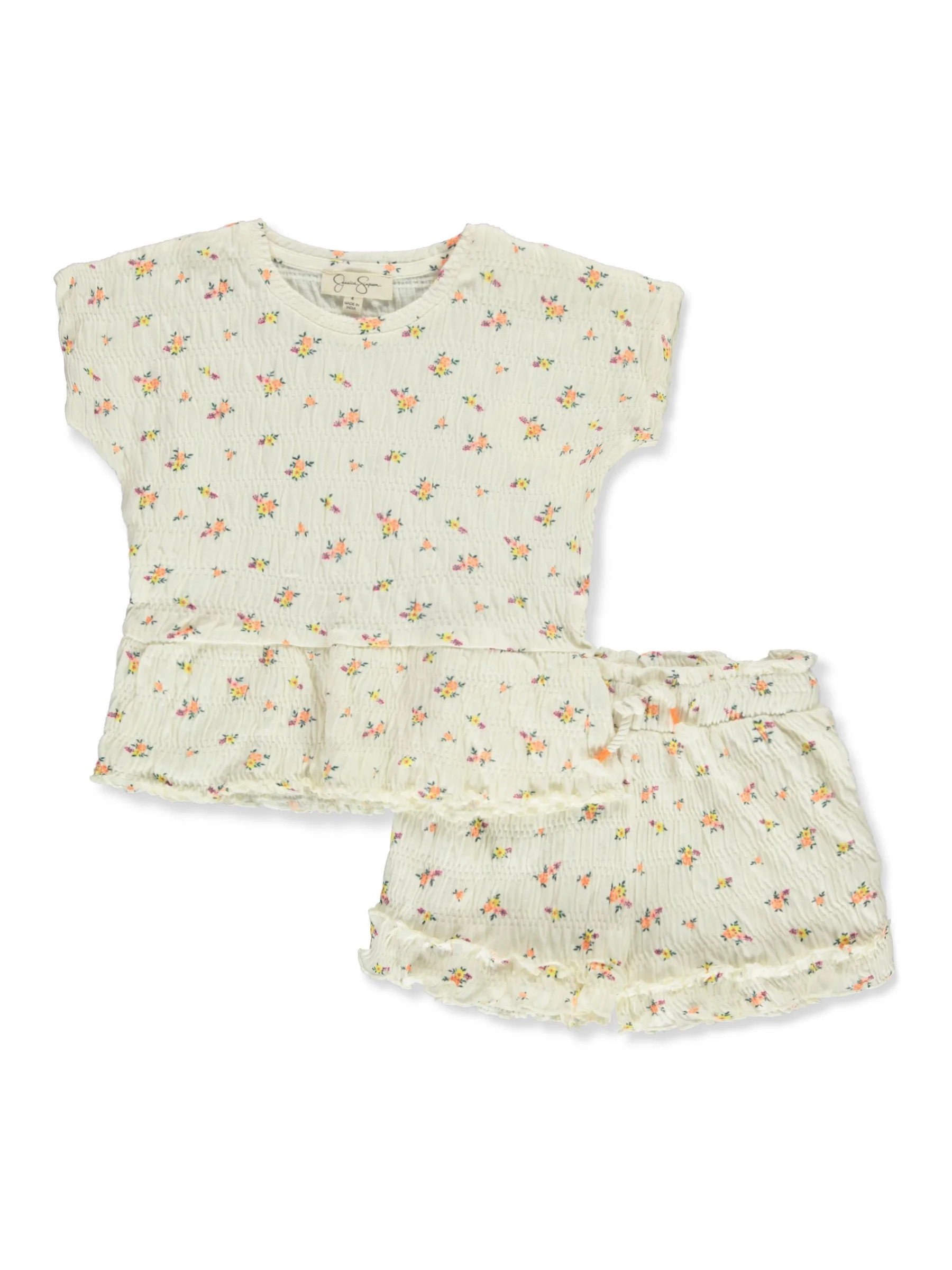 Best seller Jessica Simpson Girls' Tee, Dress and Hair Scrunchie Set, 3-Piece Sizes 4-6X $7.49 Wa... | Walmart (US)