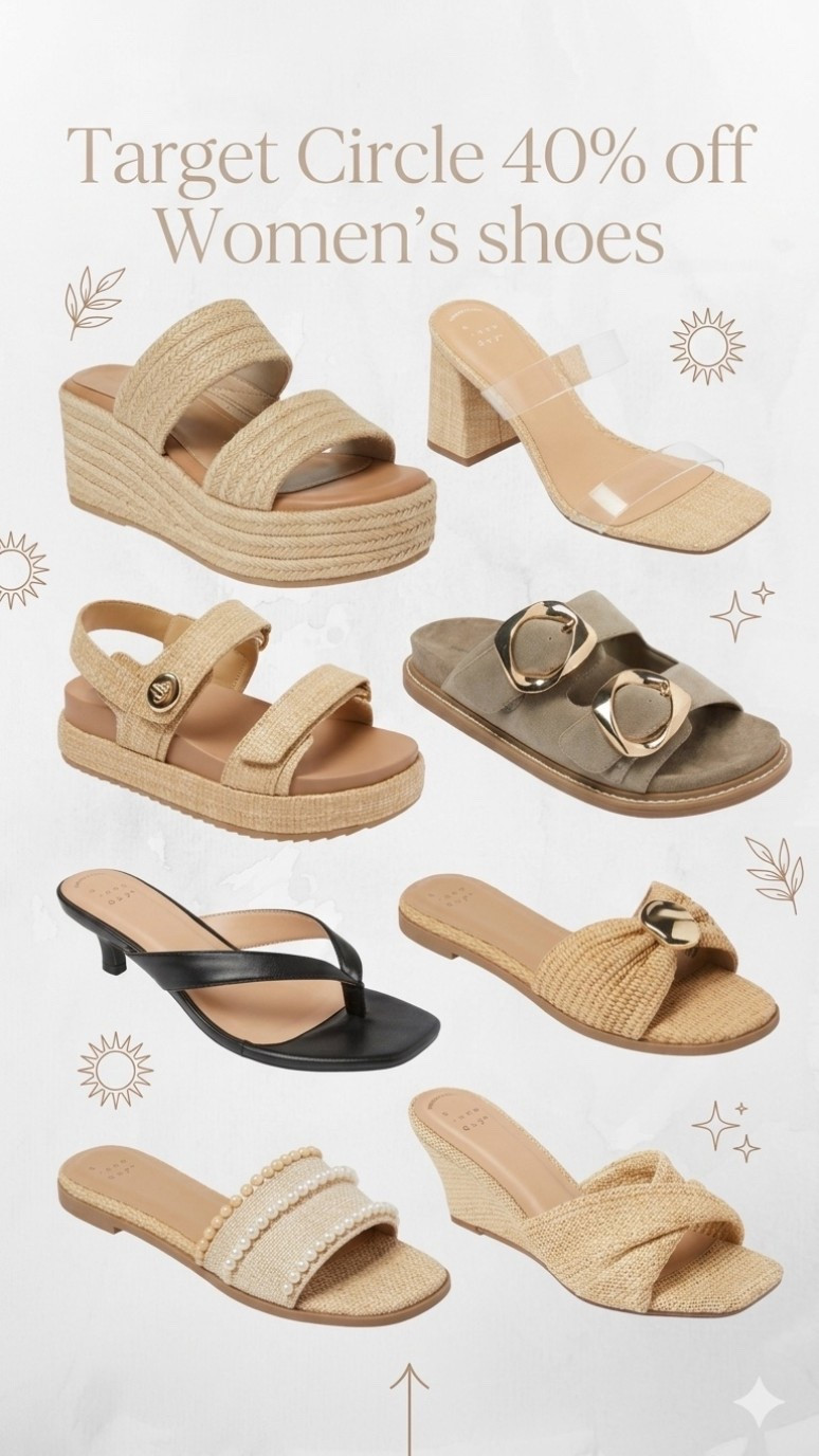 Target circle 40% off women’s shoes! Today only!!! 

#LTKSeasonal #LTKSaleAlert