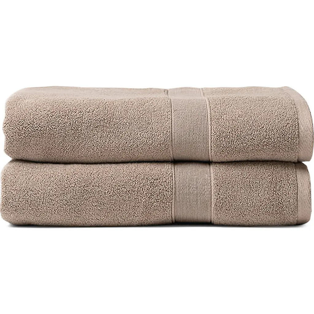 Cozy Earth Luxe Set of 2 Bath Towels in Sand at Nordstrom | Nordstrom