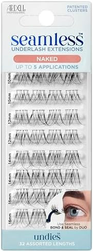 Ardell Seamless Naked Underlash Extensions - Refill Pack, Natural Lash Clusters, DIY Cluster Eyel... | Amazon (US)