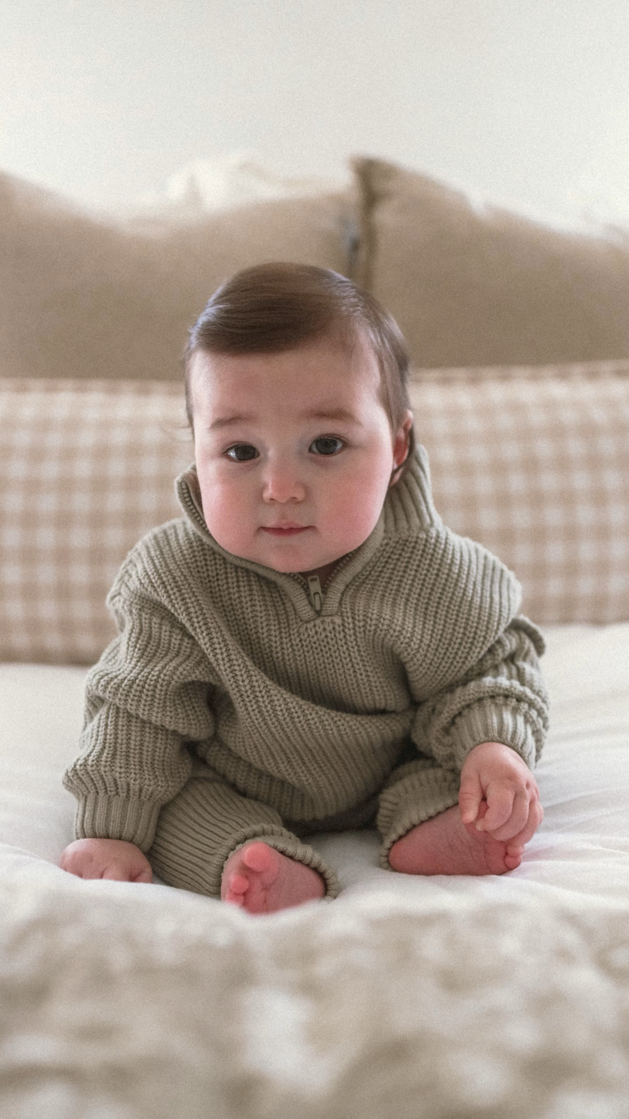 This is such a comfy set! Perfectly oversized for him. I got this in the 6-9 months and he’s 7 months old.

#LTKBaby