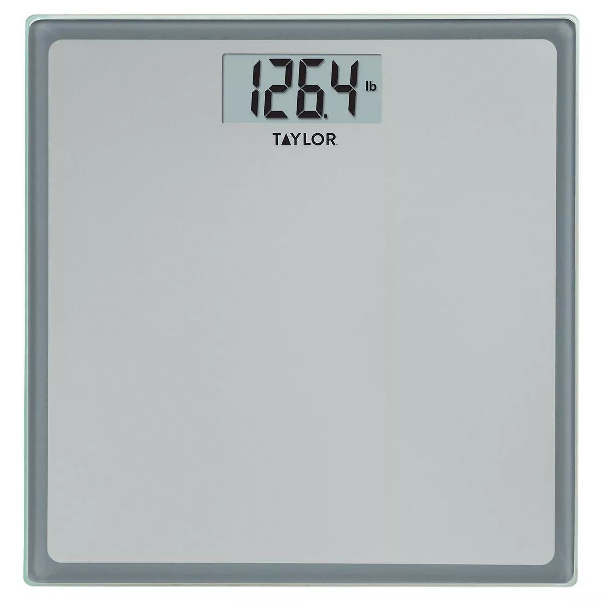 Digital Glass Bathroom Scale Gray/Silver - Taylor | Target