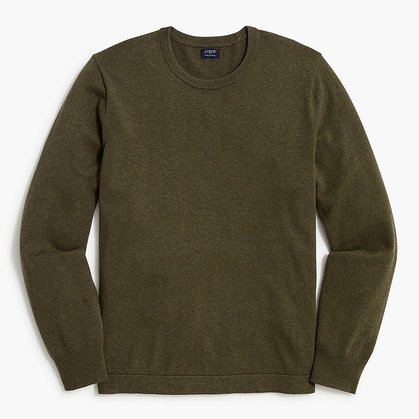 Cotton crewneck sweater | J.Crew Factory