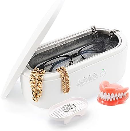 KRX Professional Ultrasonic Jewelry Cleaner, Ultrasonic Cleaner for Glasses Rings Gold Silver Dia... | Amazon (US)