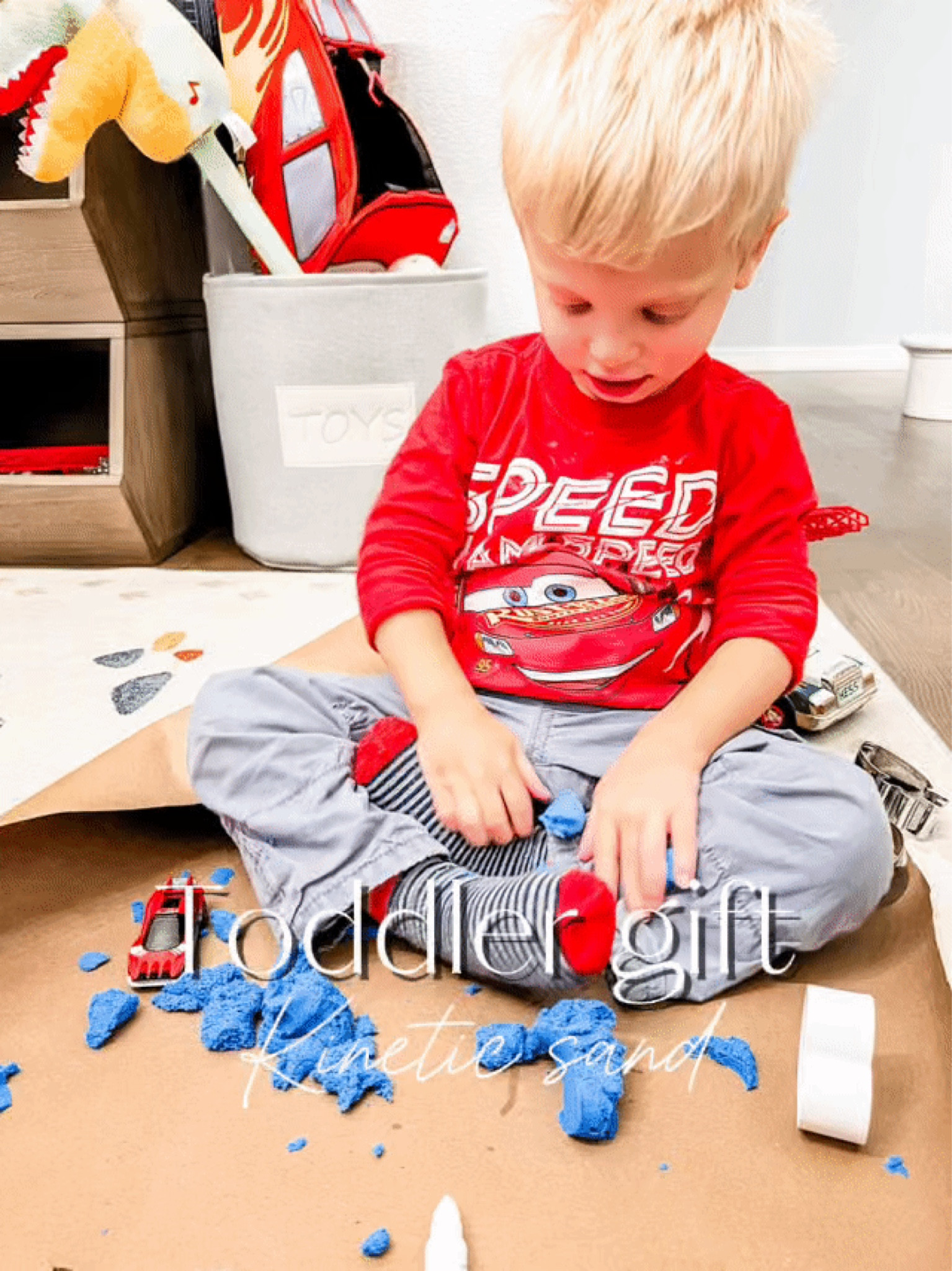 Kinetic sand is a great way to keep a toddler busy! It strengthen their fine motor skills and we build/bury toys in the sand. It would make a relatively cheap toddler gift! 
Toddler toy, kids toys, gift guide, kids gift, toddler gift, Santa gift 

#LTKKids #LTKHoliday #LTKGiftGuide