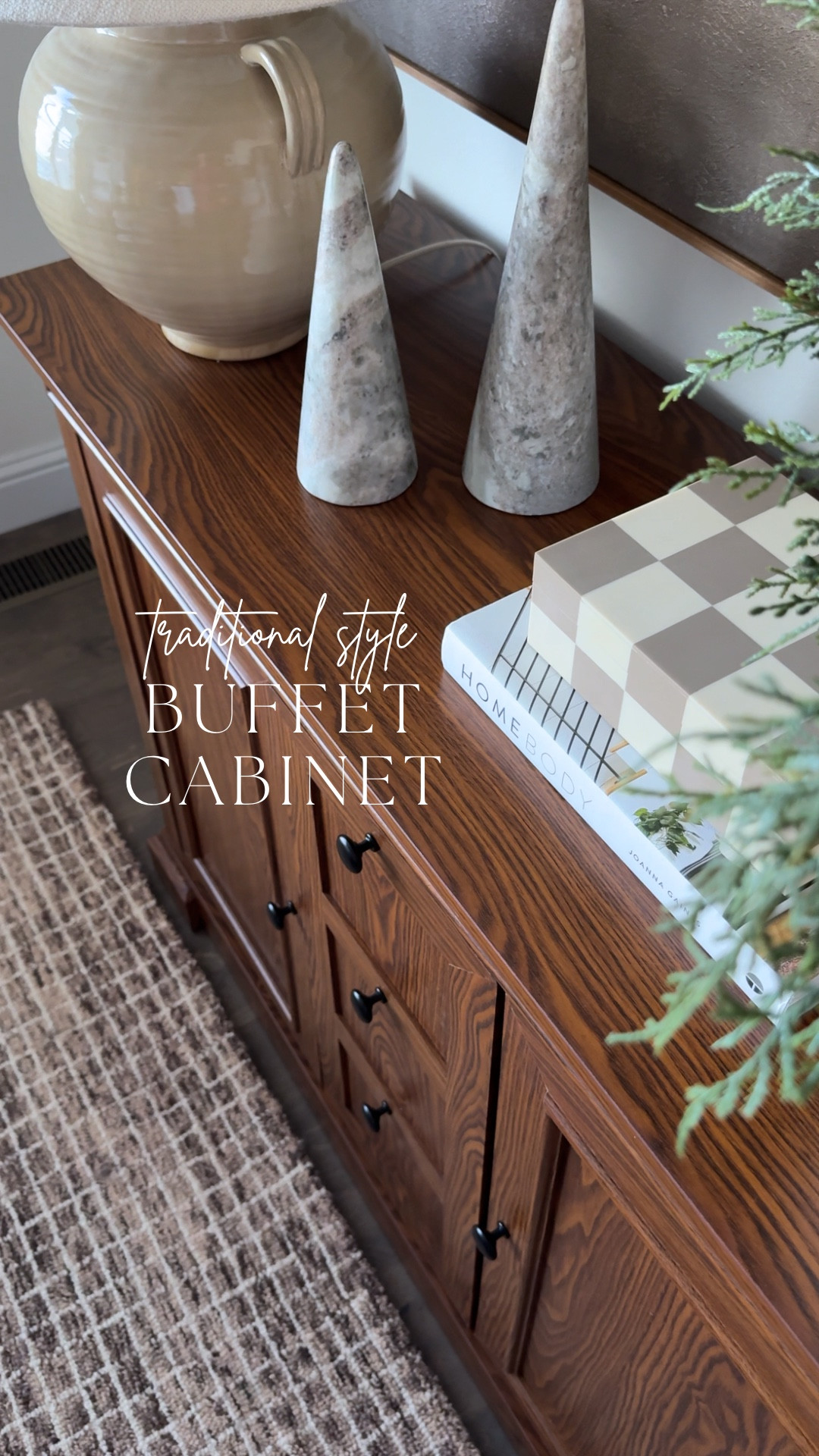 Calling all traditional style friends! This buffet cabinet is a classic for a reason—rich wood tones, timeless paneling, and plenty of storage. It’s also a great option for small spaces, adding warmth and character without overwhelming the room.

#LTKHome