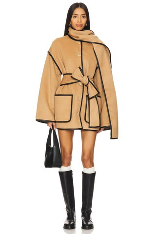Tularosa Diana Coat in Camel from Revolve.com | Revolve Clothing (Global)