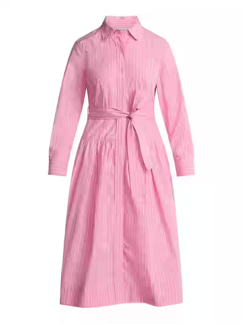 Free Assembly Women's and Women’s Plus Belted Cotton Maxi Shirtdress with Long Sleeves, Sizes X... | Walmart (US)