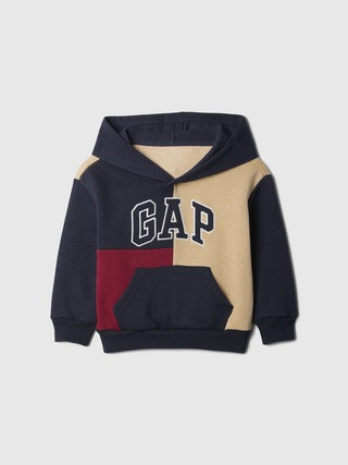 babyGap Relaxed Logo Colorblock Hoodie | Gap Factory