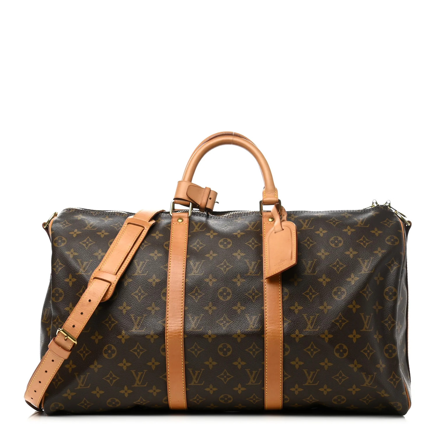 LOUIS VUITTON Monogram Keepall Bandouliere 50 | FASHIONPHILE | Fashionphile