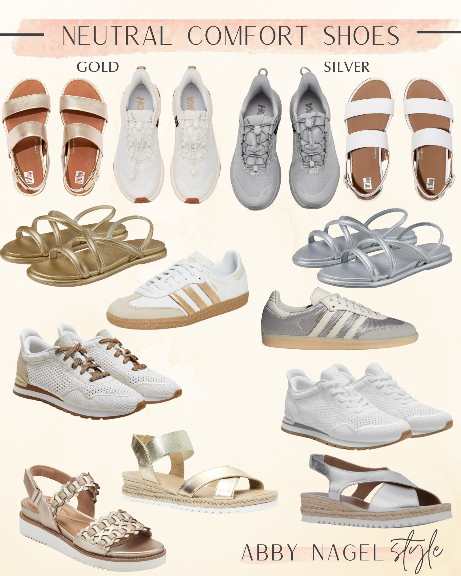 Neutral Shoes for Travel, Neutral shoes equal maximum versatility!  Gold spring & autumn.  Silver winter & summer.

#LTKTravel