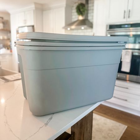 If you’re looking for storage bins, these are great! I got two different sizes and the 18 gallon was only $7 and this larger, 30 gallon one was only $12 and they are the prettiest neutral color!! You can’t ship them but you can add them for a store pickup/driveup! 

#LTKhome #LTKfamily #LTKfindsunder50