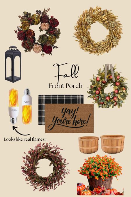 Fall front porch finds for your fall front door & porch 

#LTKhome #LTKSeasonal #LTKstyletip