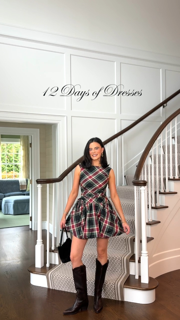 12 Days of Christmas • Day 3 🎁 A classic tartan moment for your gift exchange! Pair with cowgirl boots for fun or kitten heels and tights for a winter-chic look! 

#LTKCyberWeek #LTKGiftGuide #LTKHoliday