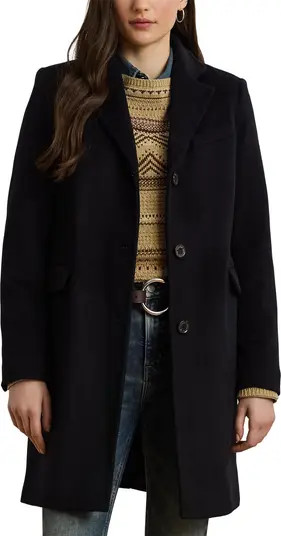 Longline Wool Blend Coat | Nordstrom