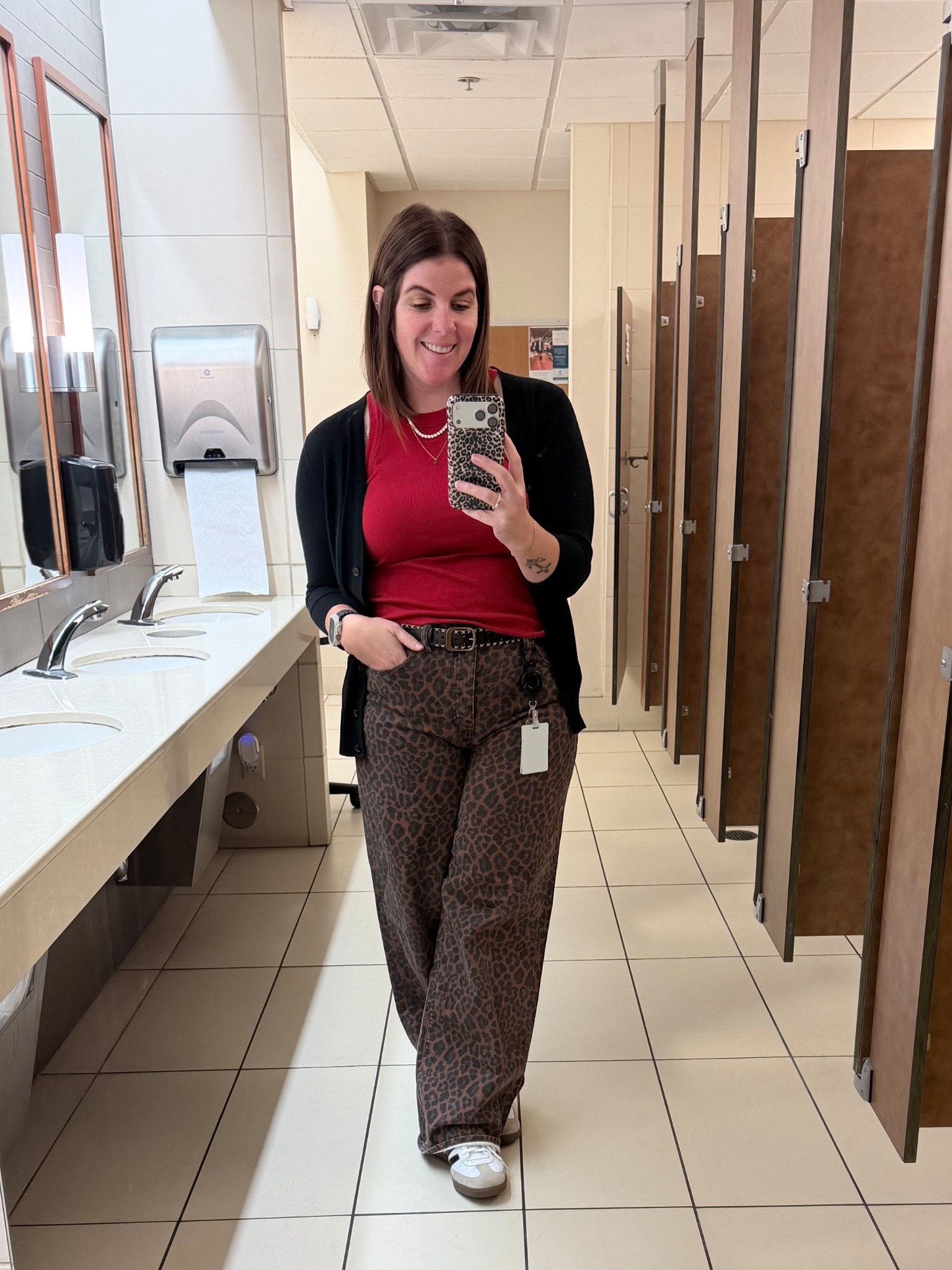 Victory Monday deserves some leopard print denim! These jeans are perfection! They run TTS and they are on sale for $89.99! 

#LTKSaleAlert #LTKootd #LTKFindsUnder100