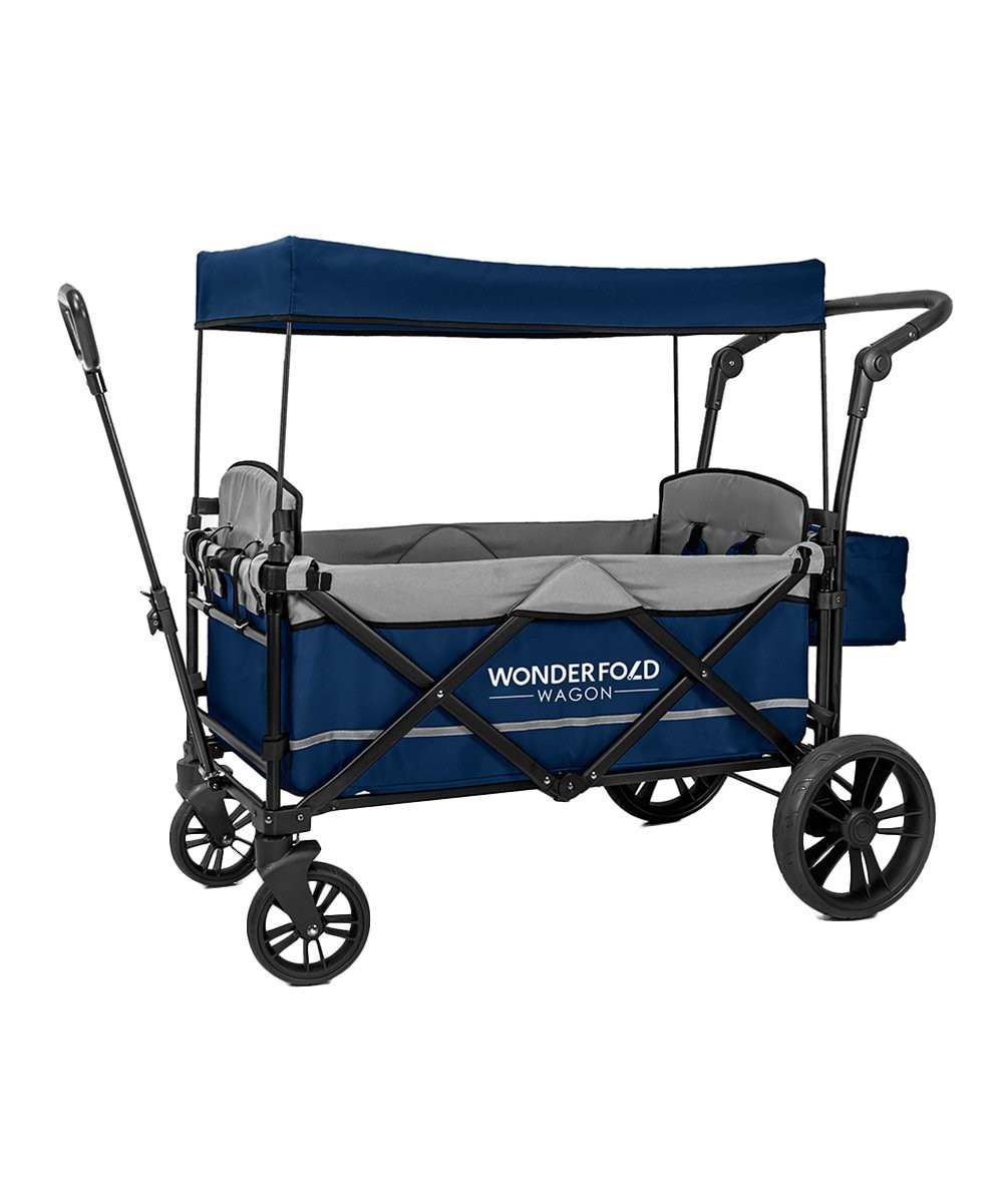 Navy X2 Two-Passenger Push/Pull Folding Stroller Wagon | Zulily