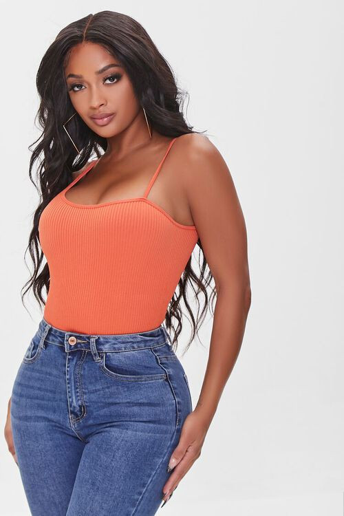 Ribbed Asymmetrical-Strap Bodysuit | Forever 21 (US)