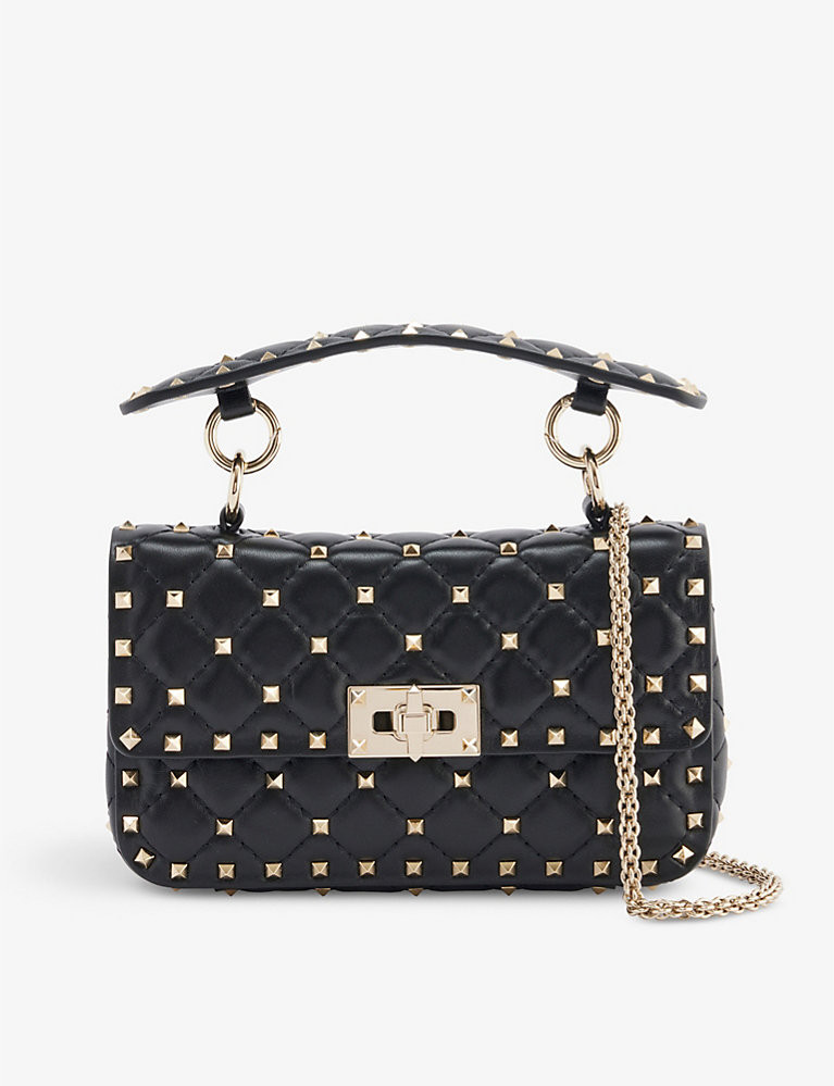 Rockstud Spike small leather cross-body bag | Selfridges
