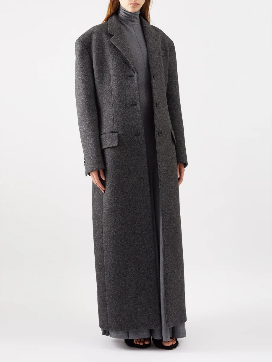 Bontin wool-blend longline coat | Khaite | Matches (UK)