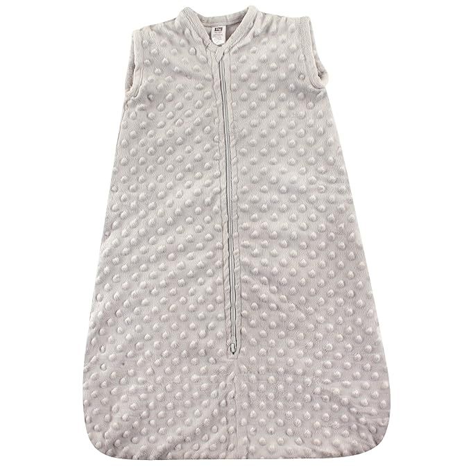 Hudson Baby Unisex Baby Plush Sleeping Bag, Sack, Blanket, Light Gray Dot Mink, 0-6 Months | Amazon (US)