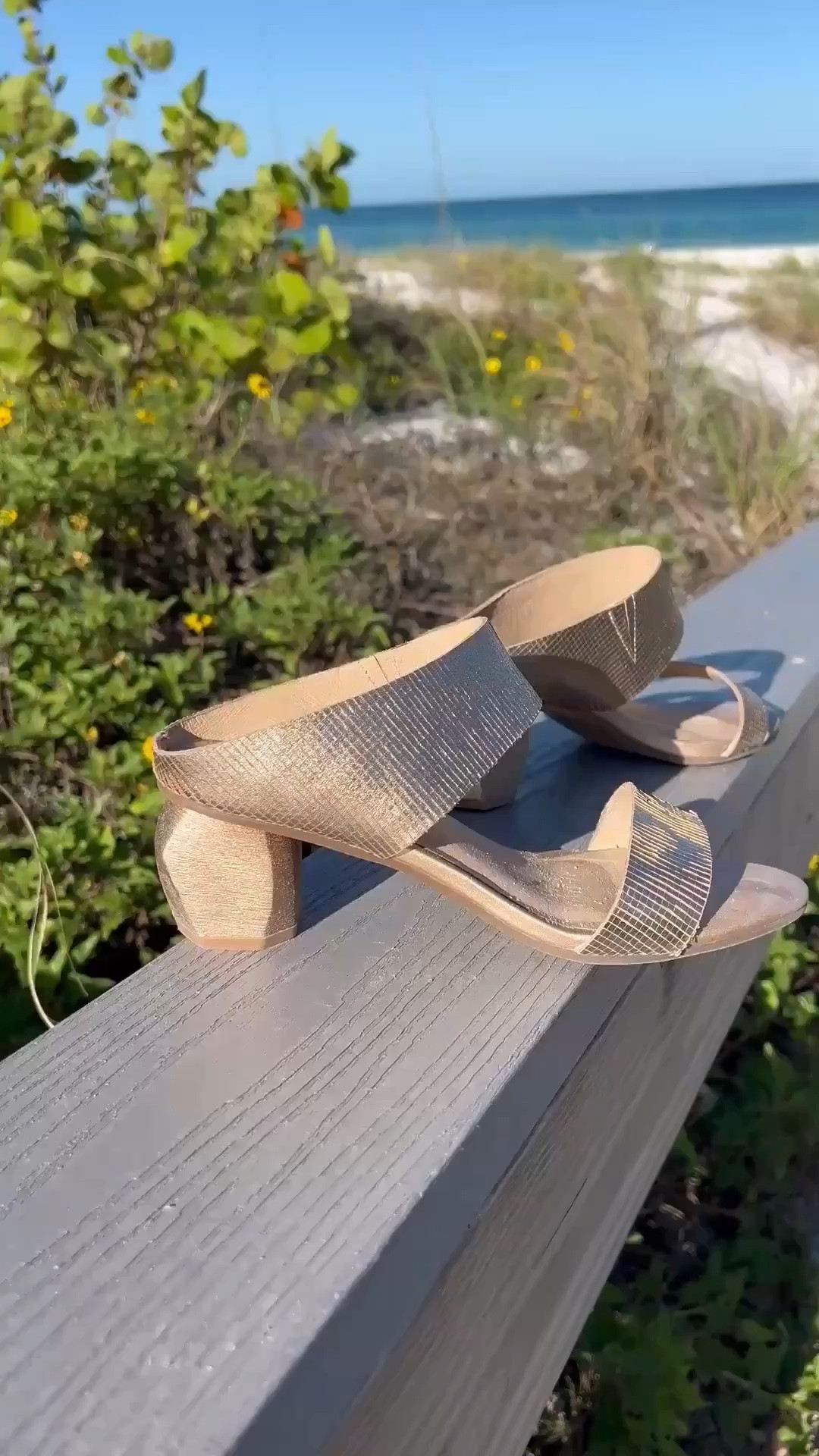 🏝️GOLD SANDALS: Packing for a calm getaway? Here’s the sandals you need! @Soft Surroundings  #softsurroundings 

👡 These insanely comfortable textured sandals are a must! Obsessed! This golden leather sandal has a soft shimmer and glow. Elevated and chic. You’ll be reaching for these all summer long. I walked around all day and my feet felt great. Order your normal size. These are fantastic!

👉🏼Follow my shop @jtstjtst11 on the @shop.LTK app to shop this post and get my exclusive app-only content!

#liketkit 
@shop.ltk

#LTKSwim #LTKTravel #LTKSeasonal