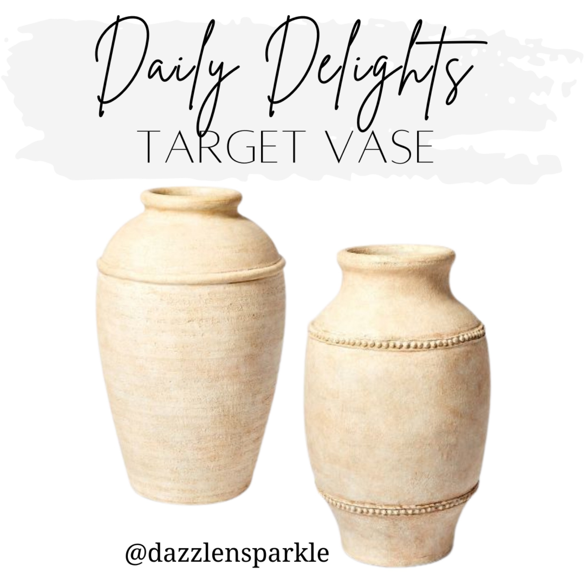 These vases are stunning and priced well! Worth picking ❤️

#homedecor #target #studiomcgee #dazzlensparkle #vases #rusticdecor #rusticvases #urn #floorvase

#LTKFind #LTKhome #LTKSale