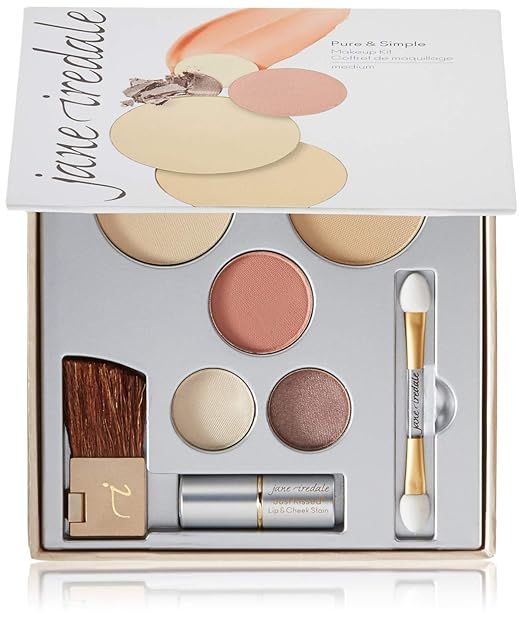 jane iredale Pure & Simple Makeup Kit | 4 Essentials to Complete the Look | Includes Mineral Foun... | Amazon (US)
