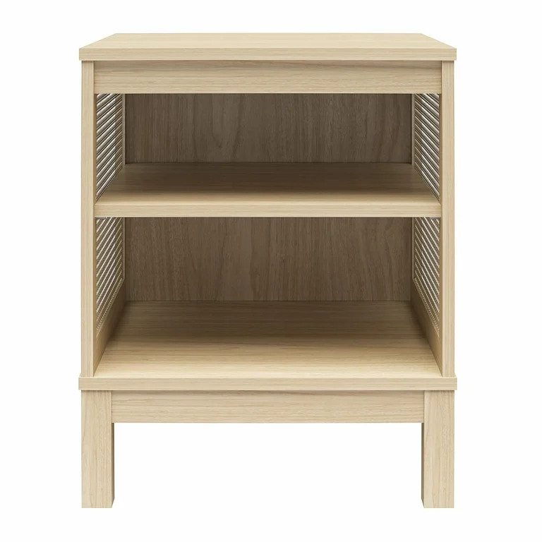 Mainstays Cane Side Table, Spring Pine | Walmart (US)