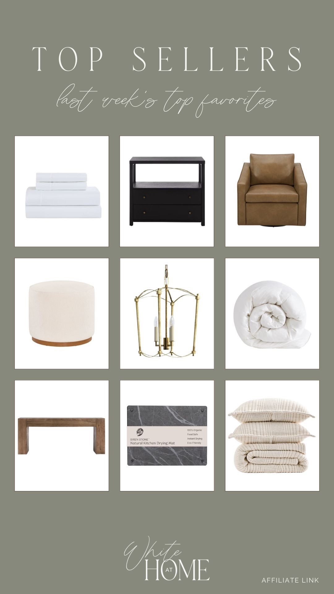 Last week’s top 9 best sellers! A true blend of affordable home finds and splurge-worthy favorites. Cozy high quality bedding, viral Amazon finds and more! 

#LTKHome #LTKSaleAlert