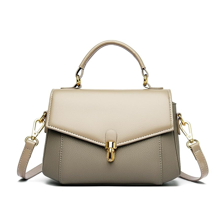 imeetu Genuine Leather Crossbody Bag for Women, Tote Bag Removable Shoulder Strap | Amazon (US)