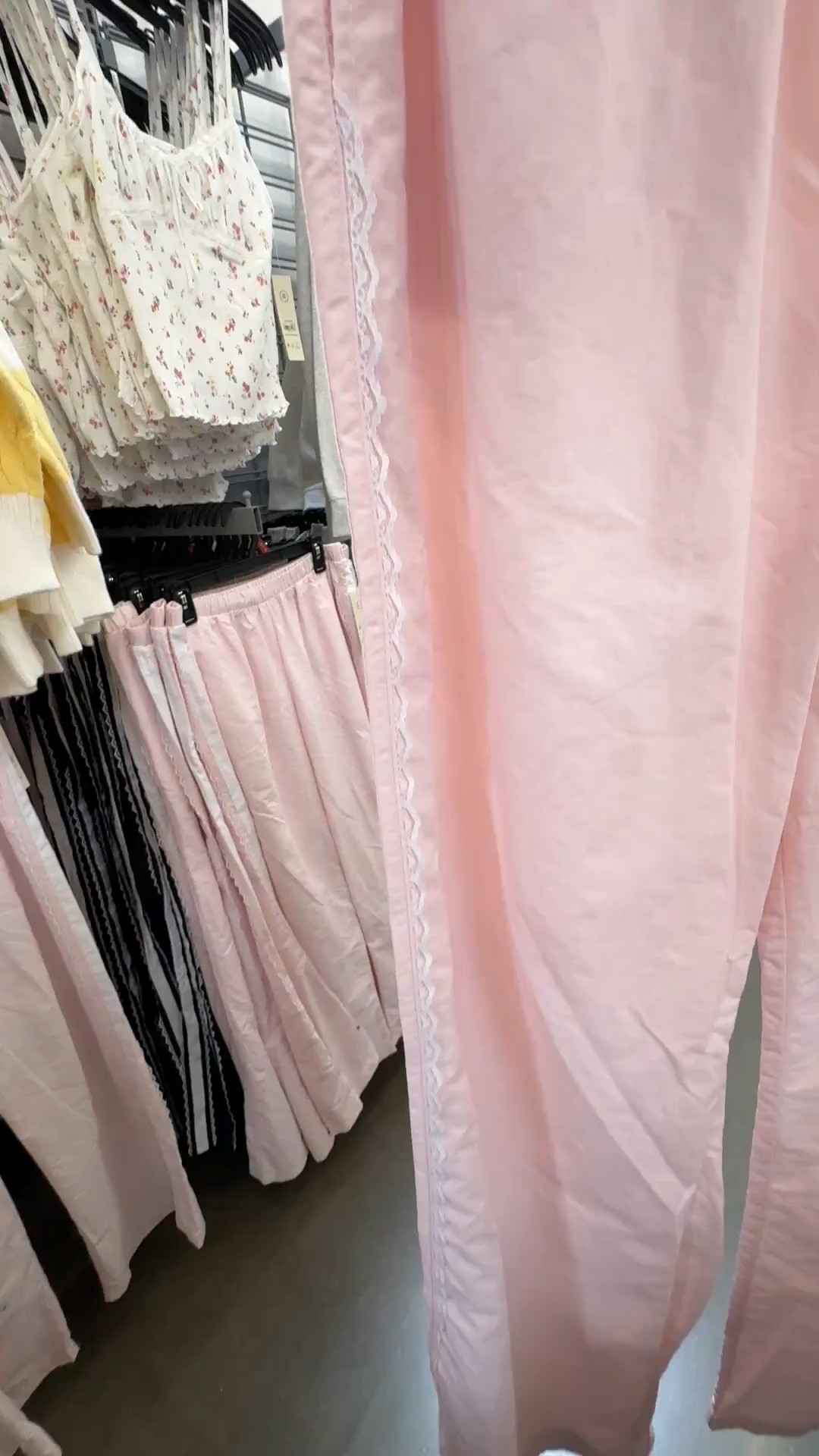 Walmart new arrival- pink sweats with lace stripe 

#LTKootd