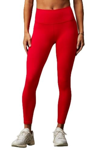Fabletics Women's Define PowerHold® High-Waisted Legging, Workout, Yoga, Maximum Compression, Flattering, 2X/Regular | 27, Heated Red | Amazon (US)
