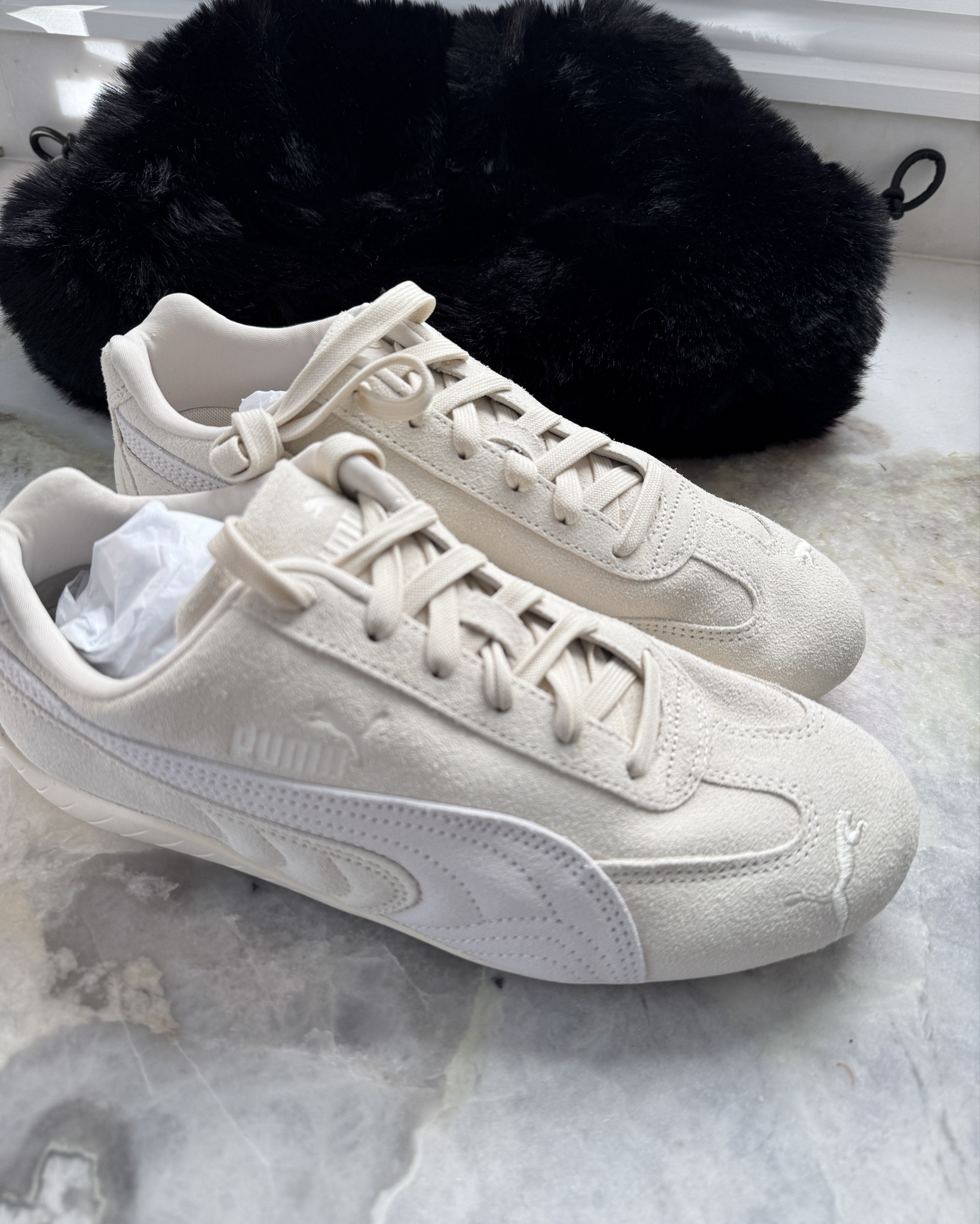 If you’re looking for the perfect ‘basic’ sneaker, here it is! It’s not cream, not a stark white, more of a bone colour. Finer profile (I’m thinking that the chunkier ‘dad’ styles have had their day, well nearing their day anyway) and most importantly, not a black sole which inevitably many of them do and if you’re wearing all lights or neutrals the black sole can throw the whole outfit!! That said I also don’t mind a gumsole (more of that neutral base beige rubber colour). These are definitely my new favourites! 

#LTKshoes #LTKaustralia