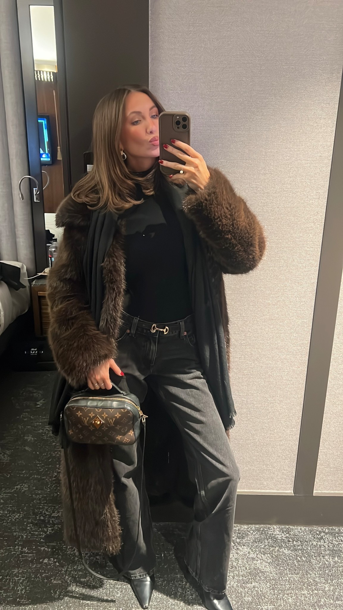 Dinner in NYC 🍝 boots are old H&M & same with scarf. Zara jeans size 4 a little loose but a great fit. (My true size) Coat is a size small 

#LTKHoliday #LTKTravel #LTKootd