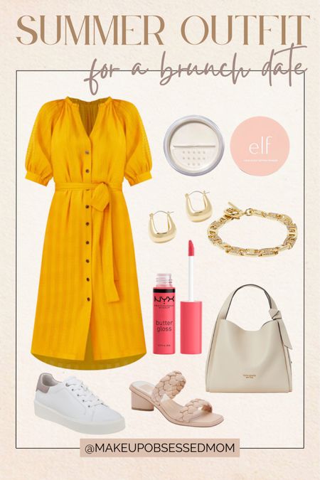 Wear this cute dress, neutral sandals, cute accessories and more for a simple yet stylish brunch outfit!

#petitefashion #casualstyle #beautypicks #outfitinspo 

#LTKFind #LTKstyletip #LTKSeasonal