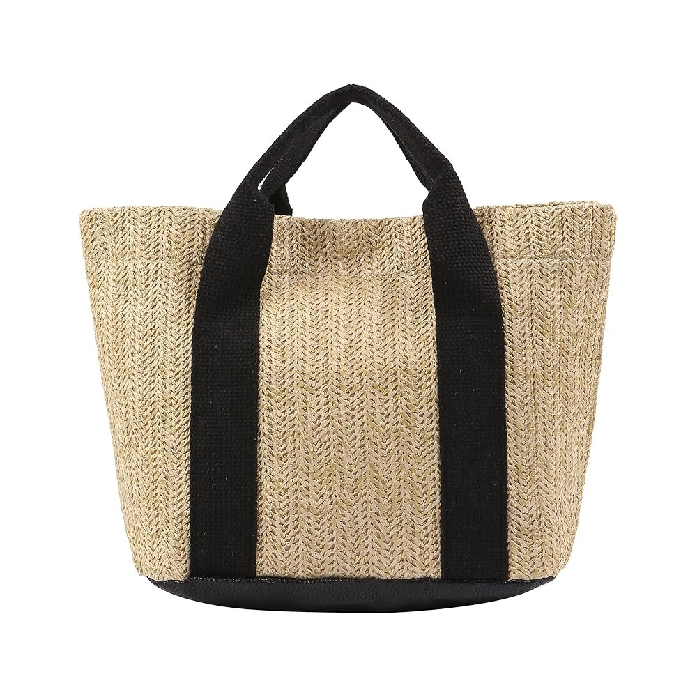 Beach Bag Straw Tote Handbags - Women's Holiday Travel Shopping Bags for Women Her | Amazon (US)