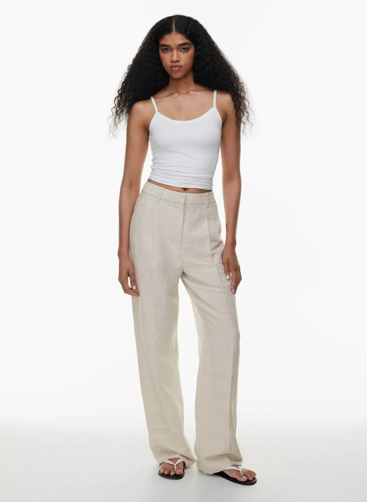 THE EFFORTLESS PANT™ LINEN | Aritzia