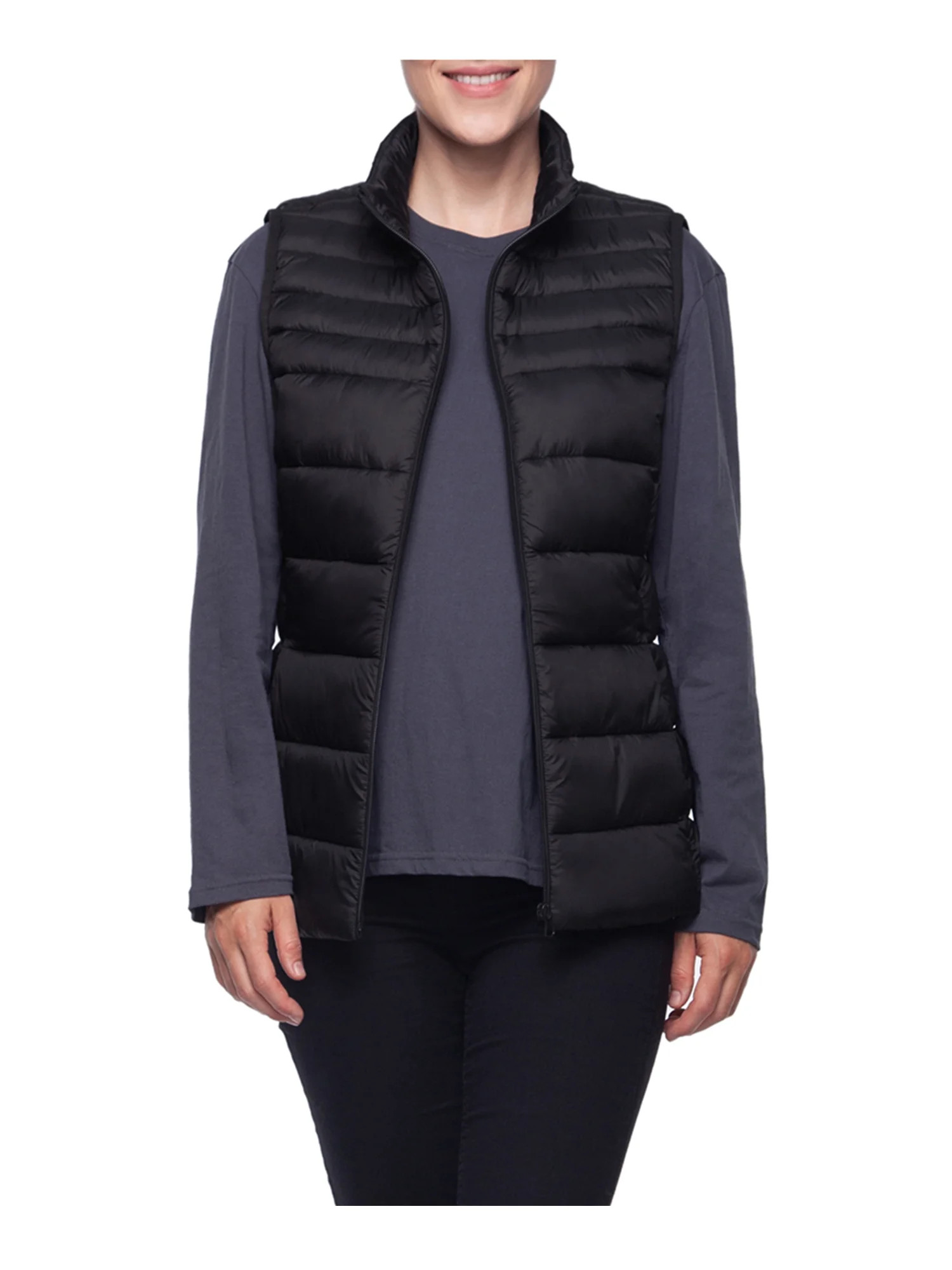 Rokka&Rolla Women's Quilted Puffer Vest, up to 2XL (Exclusive on Walmart) | Walmart (US)