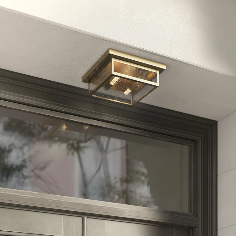 Ainsworth 2 - Bulb Outdoor Flush Mount | Wayfair North America