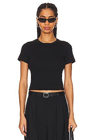 The Perfect Tee in Black | Revolve Clothing (Global)