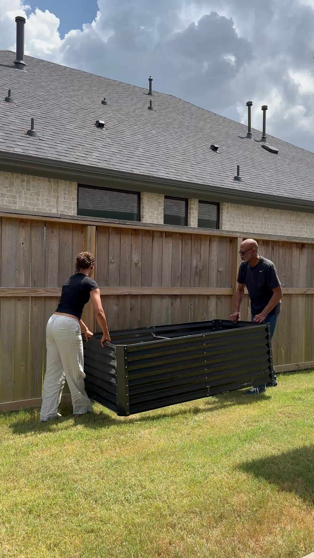 Setting up my fall garden! I prefer these metal beds to wooden ones 
